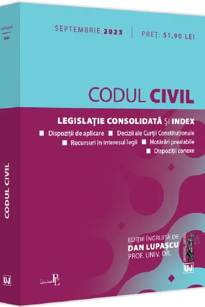 Codul civil Septembrie 2023