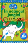 In adancul junglei - Coloreaza dupa numere + Abtibilduri
