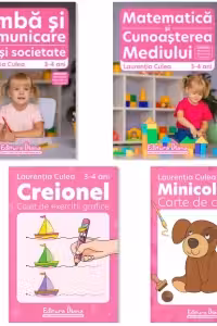 Pachet educational 3-4 ani, (Set domenii + Carte de colorat + Creionel)