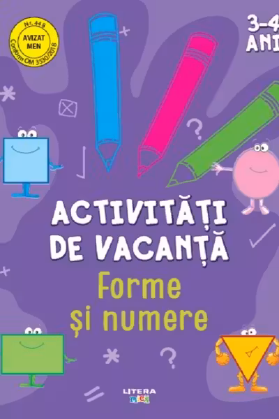 Activitati de vacanta. Forme si numere (3-4 ani)