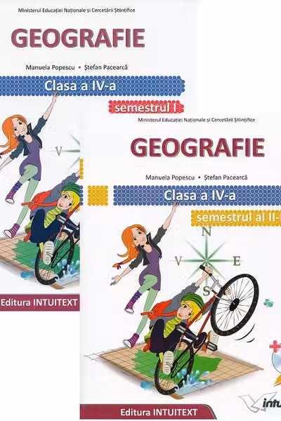 Geografie - Clasa 4 Sem. 1+2 - Manual + CD