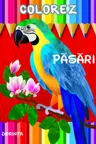 Colorez cu autocolante. Pasari. Poligraf design.