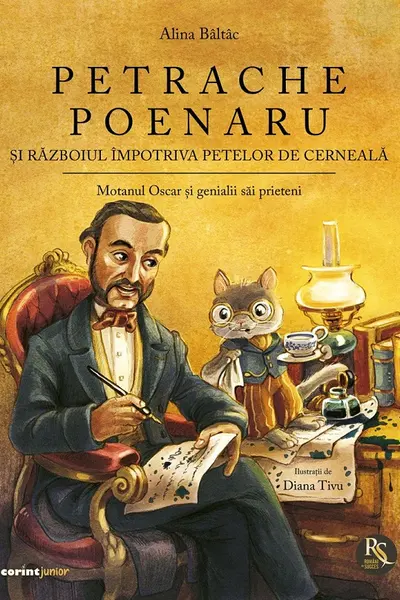 Petrache Poenaru si razboiul impotriva petelor de cerneala