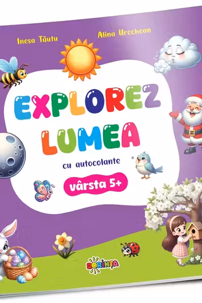 Explorez Lumea cu Autocolante 5+