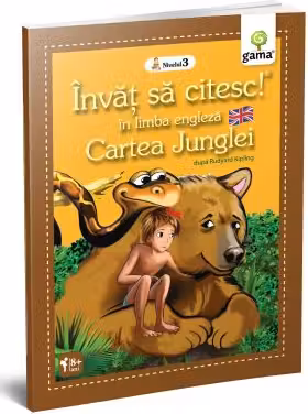 Invat sa citesc in limba engleza! Cartea junglei. Nivelul 3