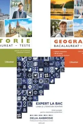 Pachet Bacalaureat Limba romana Expert la Bac, Geografie si Istorie - Delia Ambrosie, Adrian Ilie Aichimoaie, Cristina Moldovan