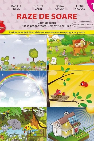 Raze de soare Caiet Semestrul II Clasa pregatitoare