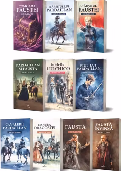 Pachet 10 volume: Cavalerii Pardaillan