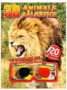3D Animale salbatice. Cu ochelari 3D