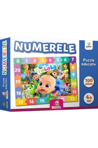 Numerele - Puzzle educativ 100 de piese
