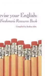Revise your English: a freshman s resource book
