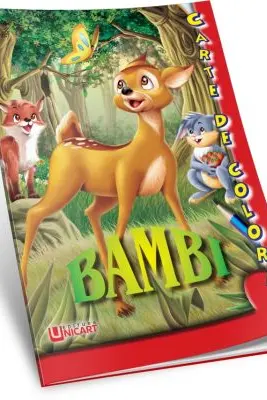 Bambi. Carte de colorat A5