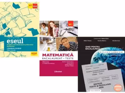 Pachet Bacalaureat 2026. Eseul. Pregatire individuala pentru proba scrisa, Matematica M1. Teste si Biologie clasele 11-12 - Liliana Paicu, Rodica Manolescu, Stelica Ene