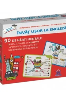Invat usor engleza nivel incepator. Harti mentale - Stéphanie Eleaume-Lachaud