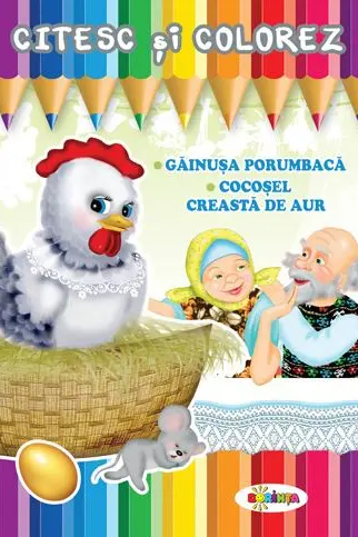 Citesc si colorez - Gainusa porumbaca