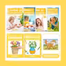 Pachet educational 4-5 ani (Set domenii + Carte de colorat + Creionel)