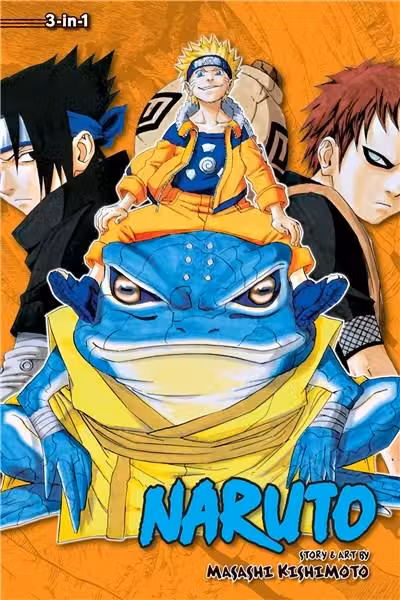 Naruto (3-in-1 Edition) Vol. 5 - The Terrible Experiment