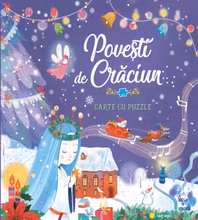 Povesti de Craciun. Carte cu puzzle
