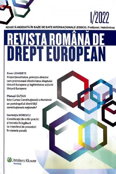 Revista română de drept european Nr.1/2022