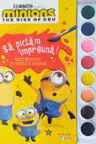 MINIONS. SA PICTAM IMPREUNA! Carte de pictat cu pensula si acuarele. format mic
