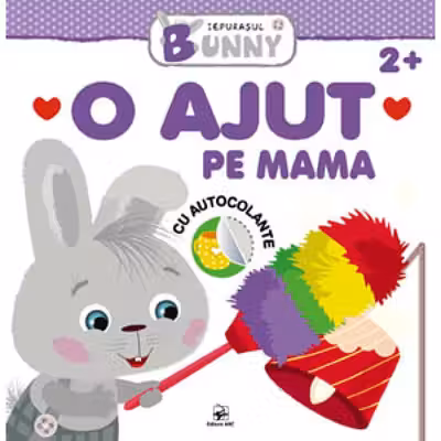 Iepurasul Bunny. O ajut pe mama.