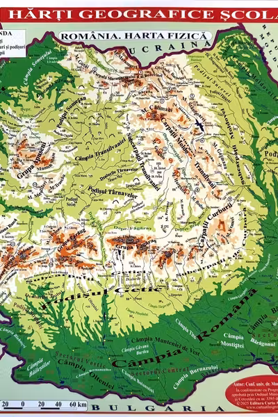 Harta României A3