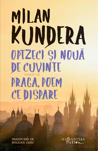 Optzeci si noua de cuvinte urmat de Praga, poem ce dispare