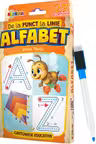 27 de cartonase educative. De la punct la linie. Alfabet