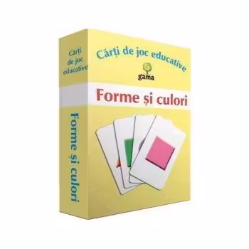 Carti de joc educative - Forme si culori