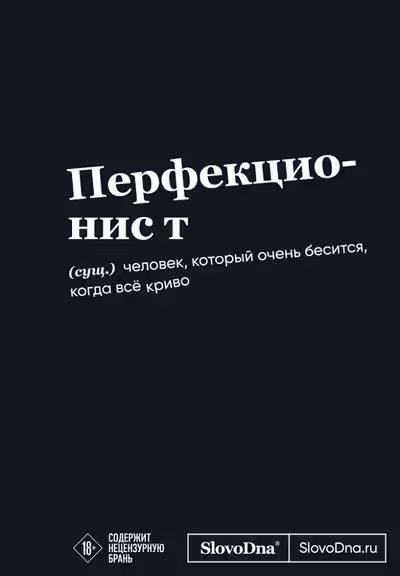 Мотивационный блокнот SlovoDna. Перфекционист