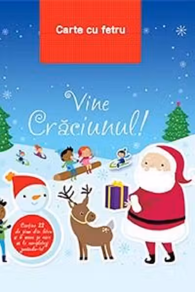 Vine Craciunul Carte cu fetru