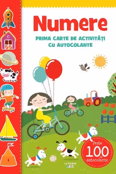 NUMERE. Prima carte de activitati cu autocolante