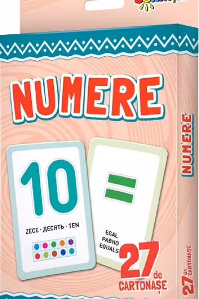 27 de cartonase. Numere