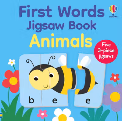 First Words Jigsaw Book: Animals