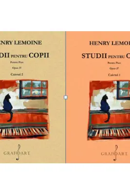 Studii de pian pentru copii op. 37. Set Caiete 1+2
