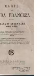 Carte de limba franceza pentru clasa IV secundara (Baieti si fete)
