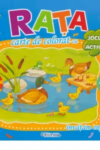 Rata. Carte de colorat cu jocuri si activitati
