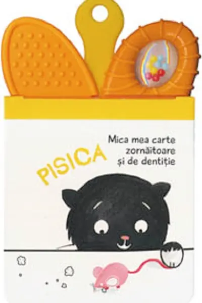 Pisica - Mica mea carte zornaitoare si de dentitie