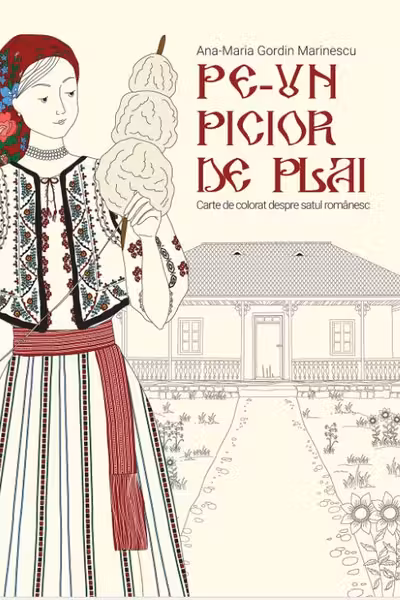 Pe-un picior de plai. Carte de colorat