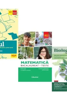 Pachet Bacalaureat 2026. Eseul. Pregatire individuala pentru proba scrisa, Matematica M2 Profil Stiinte ale naturii. Teste si Biologie pe intelesul tuturor clasele 9-10 - Liliana Paicu, Claudia Temneanu, Maria Ioana Cazan