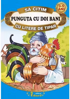 Sa citim PUNGUTA CU DOI BANI cu litere de tipar