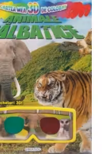 Animale salbatice - Carte mea 3D de colorat