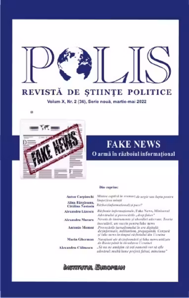 Polis Vol.10 Nr.2 (36) Serie nouă martie-mai 2022. Revista de științe politice