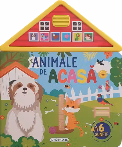 Animale de acasa - Carte cu sunete
