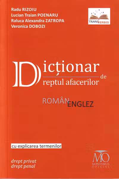 Dicționar de dreptul afacerilor român-englez