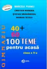 100 de teme pentru acasa (clasa a V-a) (semestrul 1)
