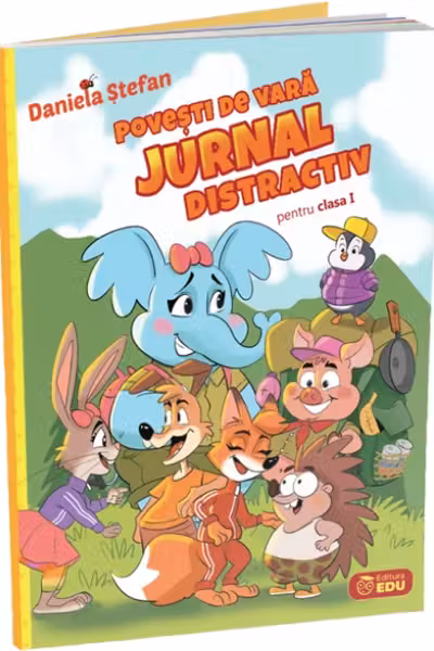 Set carte si jurnal distractiv - Povesti de vara - Clasa I