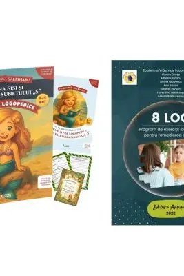 Pachet Sirena Sisi si exersarea sunetului S si 8 LOG - Florentina Galbinasu, Ecaterina Vrasmas