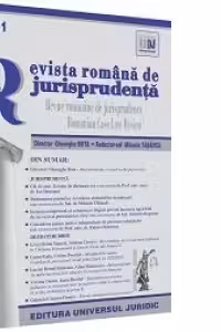 Revista romana de jurisprudenta nr. 1/2011