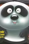 Ursul panda. Abțibilduri colorate + jucărie